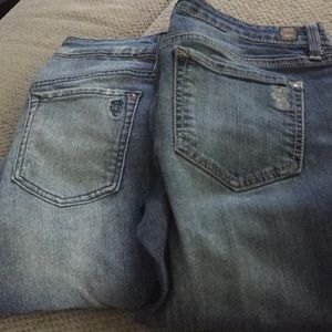 2 pairs of Jessica Simpson forever skinny jeans